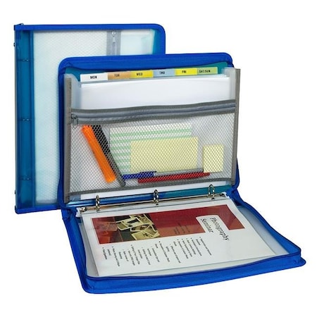 Zippered Binder With Expanding File